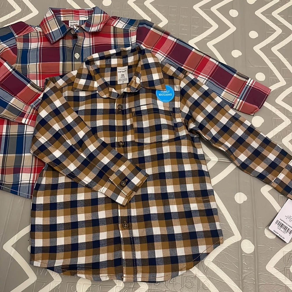 Plaid Button Up Shitt